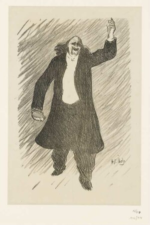 Chansonnier Marcel Legay, aus: "Le Café Concert"