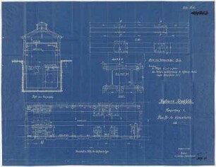 Pumpenhaus 1, Plan für die Eisenarbeiten