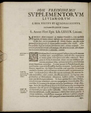 Liber Tertius Et Quadragesimus.