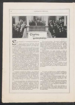 Charlas quincenales : [Los delgados de la Cámara de Comercio de Boston]