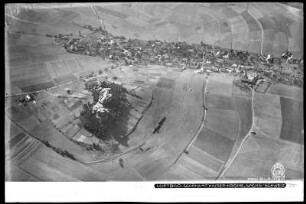 Schöna mit Kaiserkrone, Luftbild