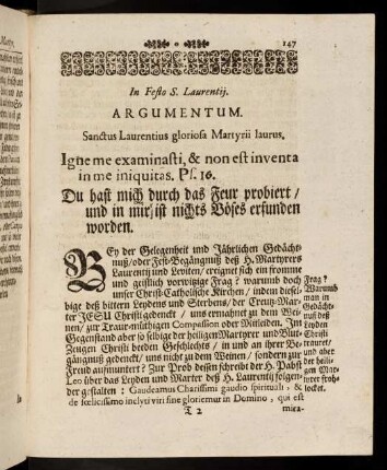147-163, In Festo S. Laurentij; Pro Festo S. Bartholomaei Apostolie & Martyris