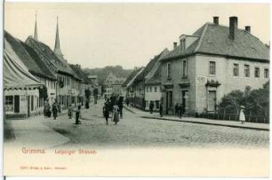 Grimma. Leipziger Straße