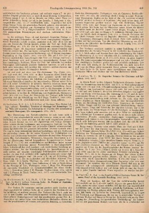 440-441 [Rezension] Smith, J.P., St. Irenaeus, Proof of the Apostolic Preaching