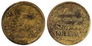 Schleswig-Holstein: Medaille (Jeton) auf den Sieg bei Kolding 1849