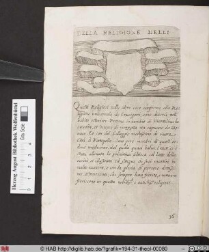 DELLA RELIGIONE DELLI [CROCIGERI DI PORTOGALLO].