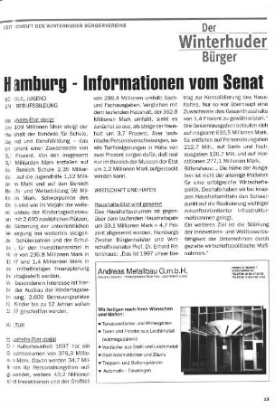 Hamburg - Informationen vom Senat