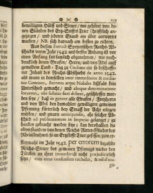 159-170, Aus diesem Extract Speyerischen Reichs-Abschieds ...