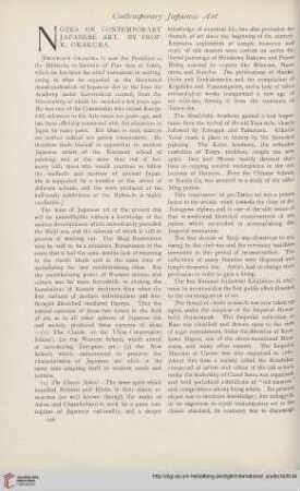 16.1902 =Nr. 62: Notes on contemporary japanese art
