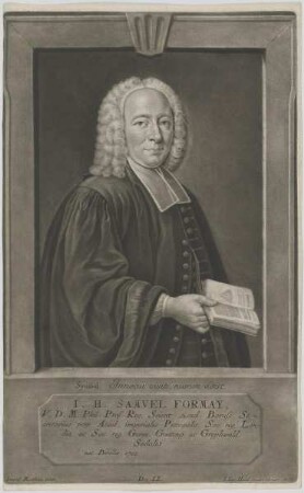 Bildnis des I. H. Samvel Formay