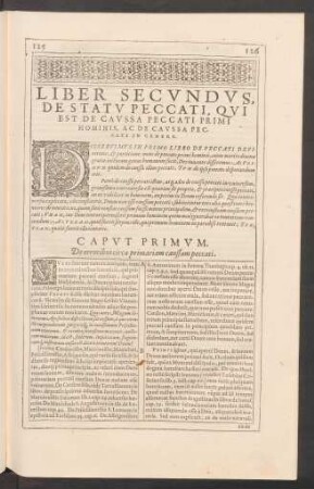 Liber Secundus, De Statu Peccati, Qui est Tertius De Caussa Peccati Primi Hominis, Ac De Caussa Peccati In Genere.
