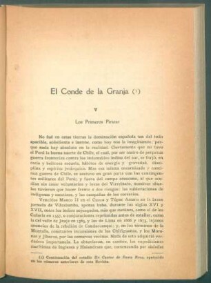 El Conde de la Granja