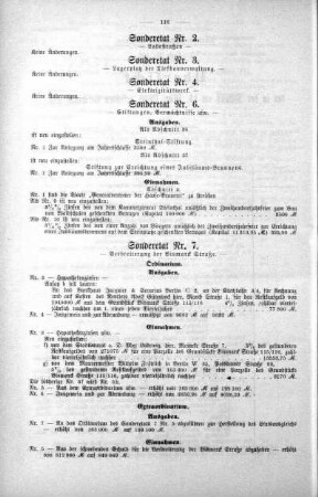 Übersicht der in der Sitzung am 14. März 1906 gefaßten Beschlüsse usw. No. 6. (87-109), 14. März 1906