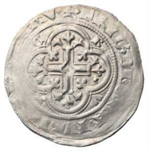 Fundmünze, Breiter Groschen, um 1341 - 1345