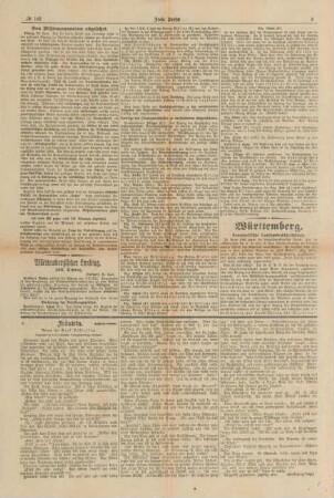 Freie Presse 1922 (Nr. 142). Tagesausgabe (Fragment)