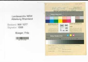 Entnazifizierung Fritz Boeger , geb. 07.09.1909 (Polizist)