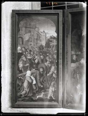 Klosterkirche; Triptychon, linker Flügel