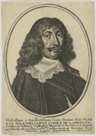 Bildnis des Ioannes Maximilianvs, Comes de Lamberg