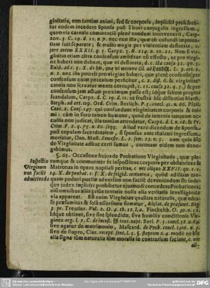 §. 65. Inspectio Virginum non facile admittenda