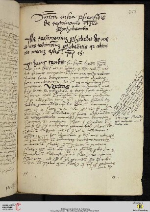 Dominica infra Ascensionis de testimonio christo Exhibendo [Predigttext, Io 15,26–27]