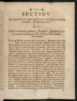 161-175, Sectio V.