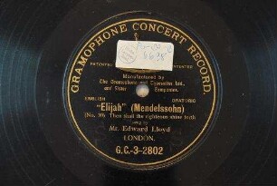 "Elijah" : (No. 39) Then shall the righteous shine forth / (Mendelssohn)