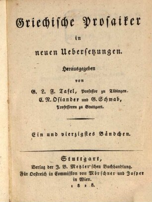 Aeschines der Redner