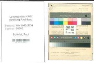 Entnazifizierung Paul Schmidt , geb. 07.11.1906 (Buchhalter)