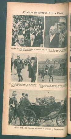 El viaje de Alfonso XIII a París - [Ilustración]
