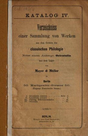 Katalog. 4. [ca. 1874]