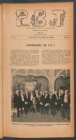 Aniversario de PBT