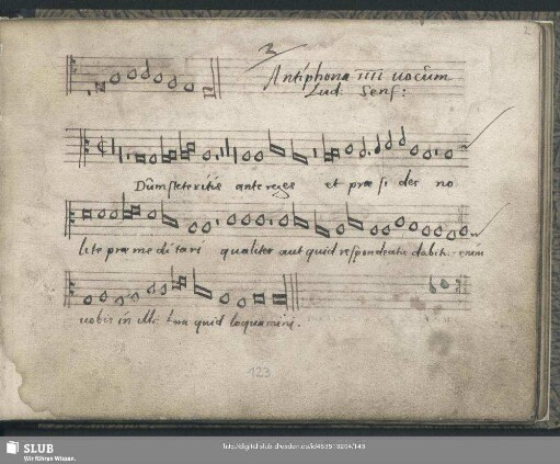 Ludwig Senfl: Dum steteritis ante reges