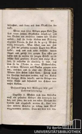 Behandlung der Ableger bis zur Überwinterung.