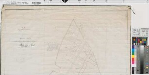 Münster (Münster), Teilung der Kleiheide, Brouillonkarte