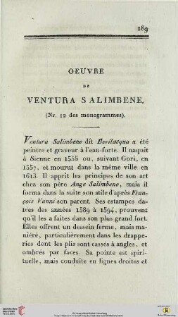 Oeuvre de Ventura Salimbene