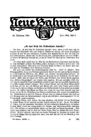 "Er hat bloß die Volksschule besucht"