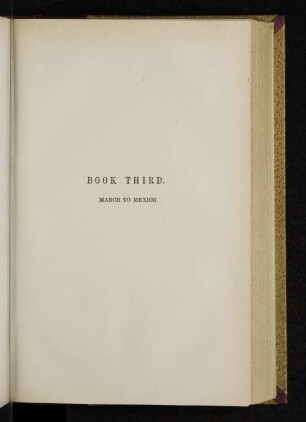 Book Third. March To Mexico