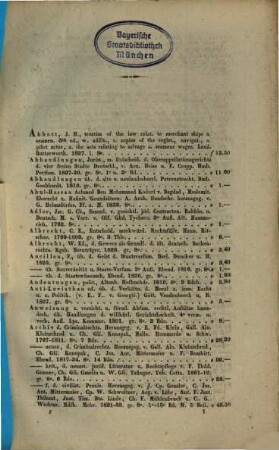 Catalogus van hoogduitsche, grieksche, latijnsche en engelsche boeken, die bij Johannes Müller in voorrad en te bekomen zijn. 2, Regtsgeleerdheit, staatswetenschap