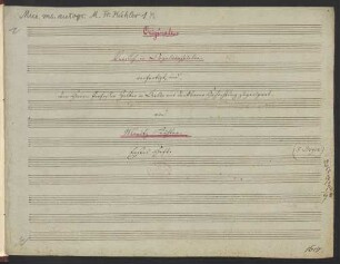6 Stücke für Tasteninstrument; org