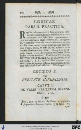 Logica Pars II. Practica.