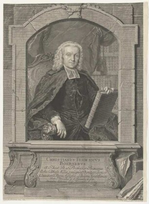 Bildnis des Christianvs Fridericvs Boernervs