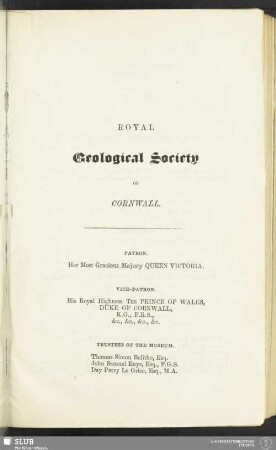 Royal Geological Society of Cornwall