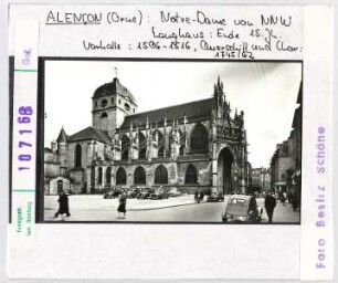 Alençon: Notre Dame von Nord-Nordwest