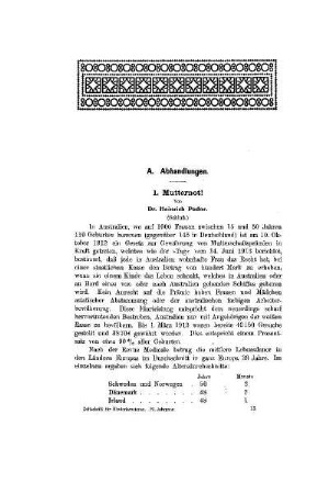 Mutternot : (Schluß)