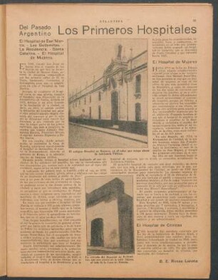 Los primeros hospitales