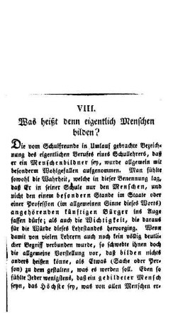 Was heißt denn eigentlich Menschen bilden?