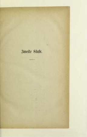Zweite Stufe