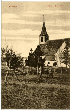 Juvincourt, Frankreich. Kirche Prouviseux