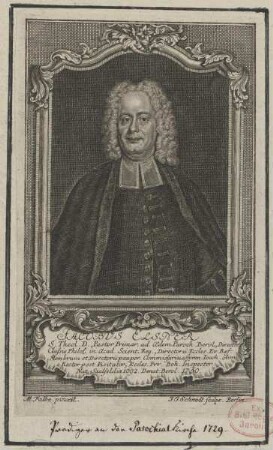 Bildnis des Jacobus Elsner