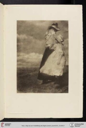 [Heinrich Kuehn, III. Windblown, photogravure from the original print]